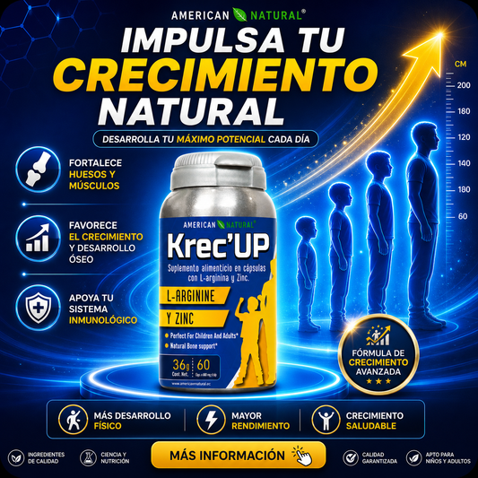 KreceUP – Suplemento de Crecimiento Infantil Natural