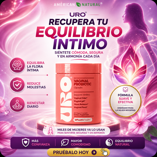 URO – Suplemento de Bienestar Íntimo Femenino