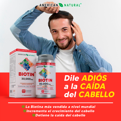 Biotina – Suplemento para Cabello, Piel y Uñas